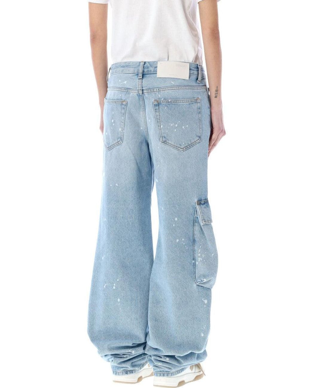 Off-White c/o Virgil Abloh Blue Toybox Denim Cargo
