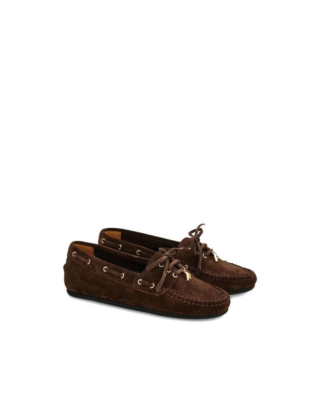 Ferragamo Brown Dark Lace Up Loafers