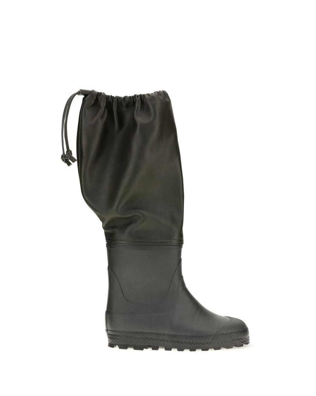 Rier Black Leather Boots for men