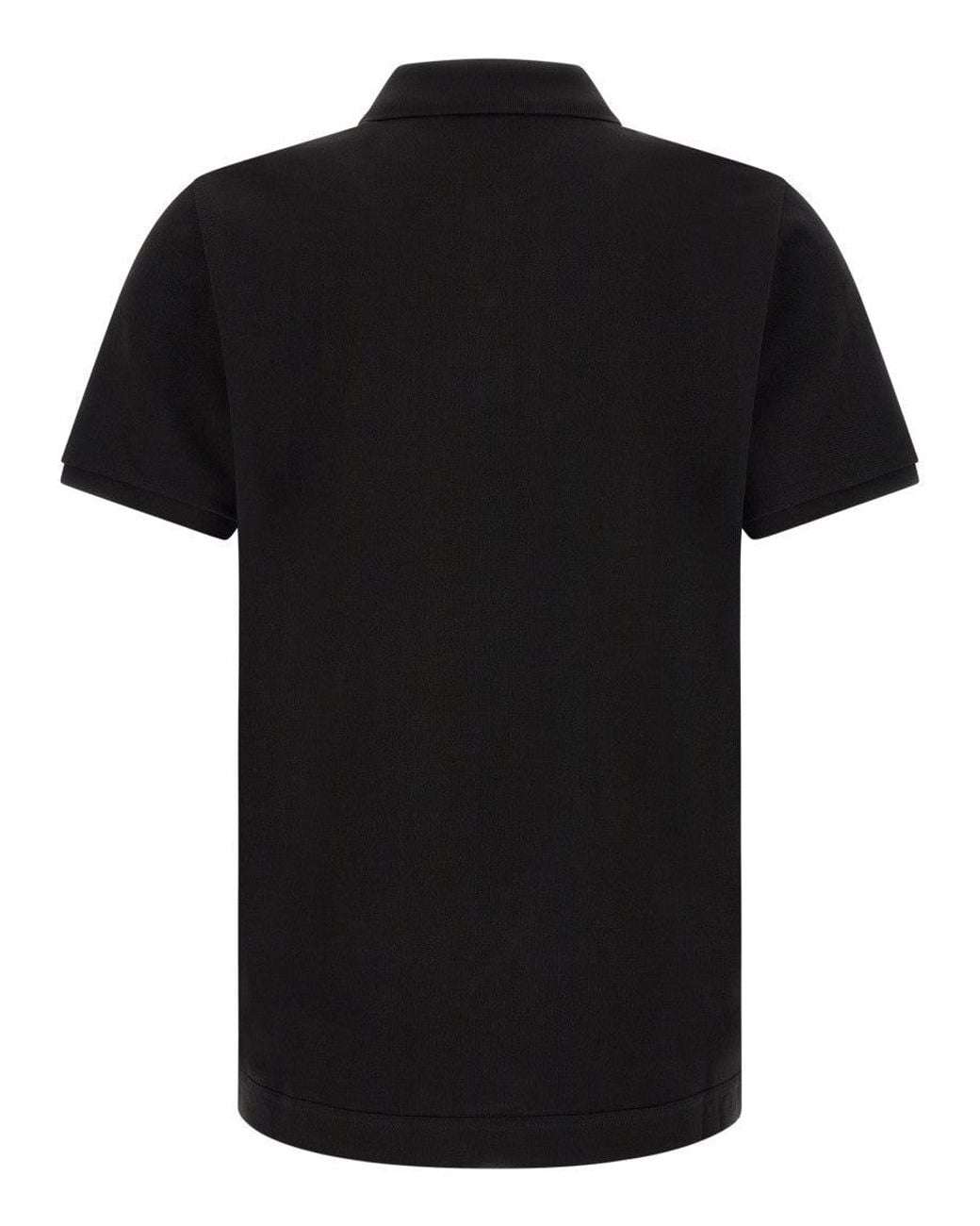 Moncler Black Shirt Collar Polo for men