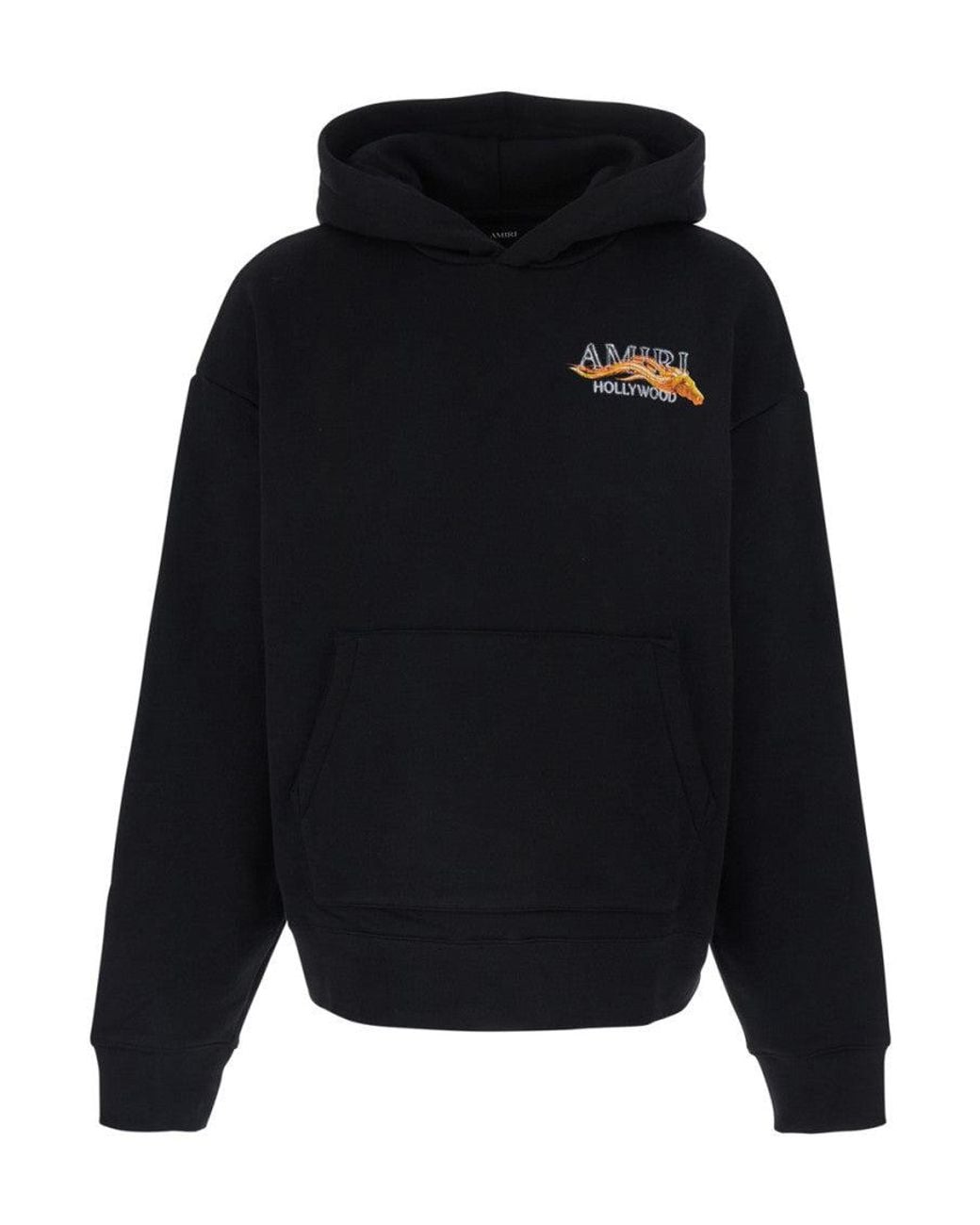 Amiri Blue Graphic Logo Hoodie for men