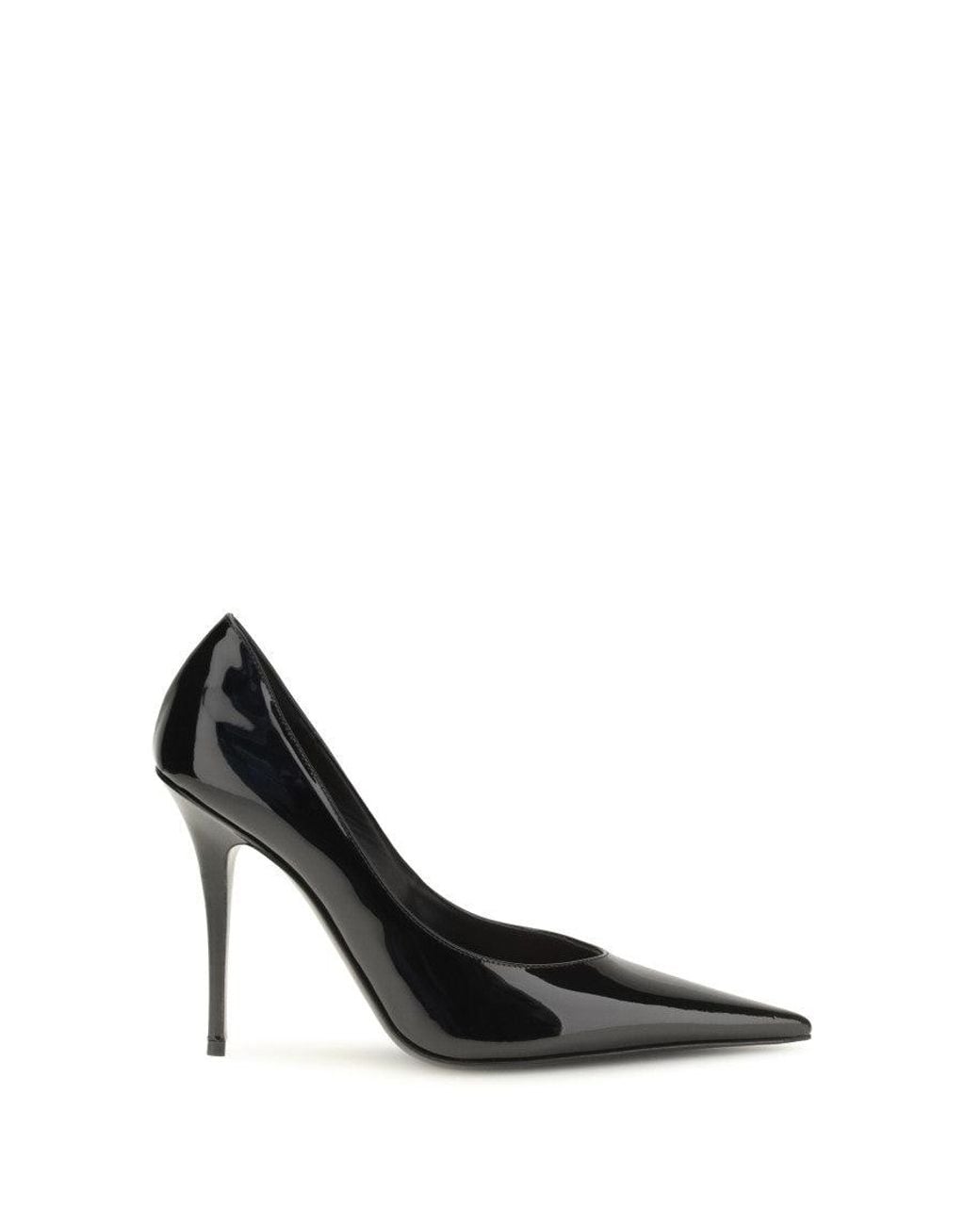 AMINA MUADDI Black Leather Anok Pumps