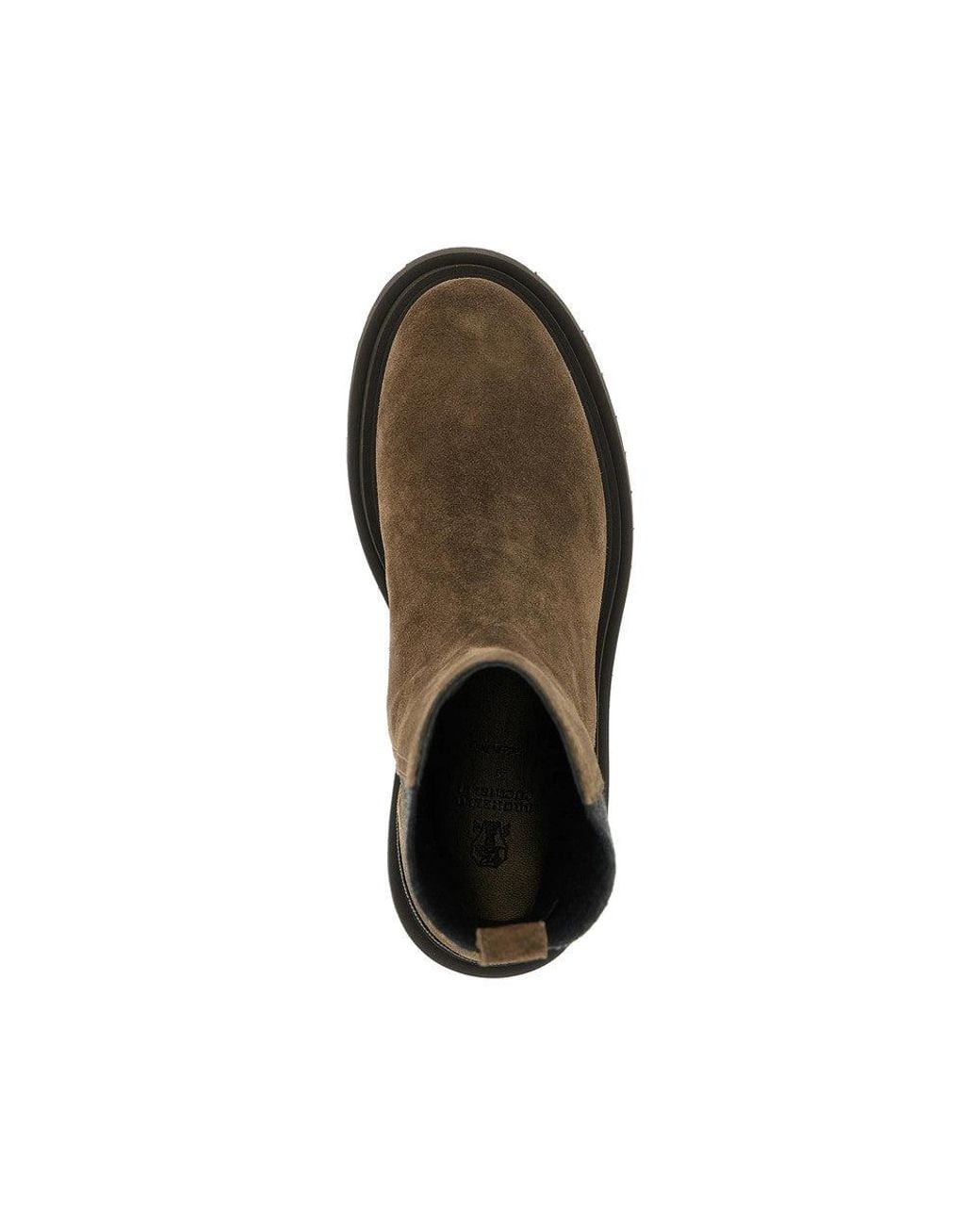 Brunello Cucinelli Brown Color Block Monili Boots