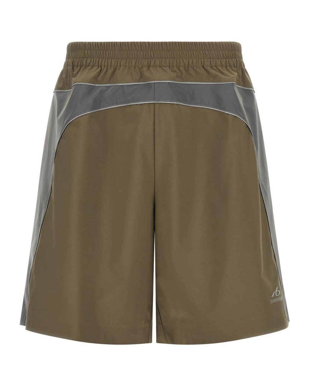 Balenciaga Green Elasticated Shorts for men