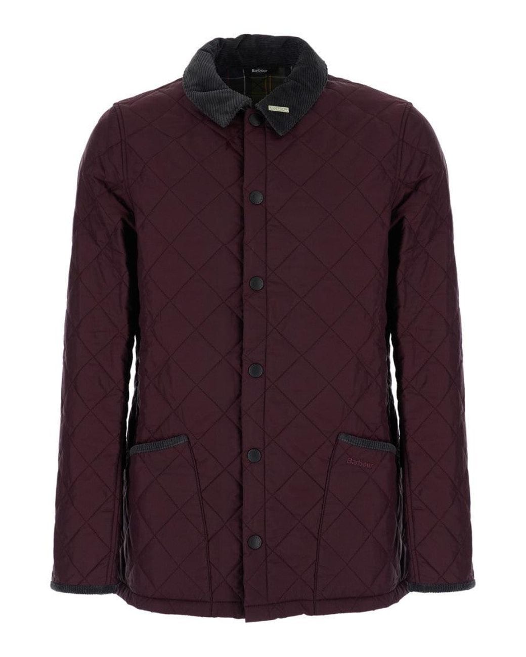 Barbour Purple Shirt Collar Jacket for men