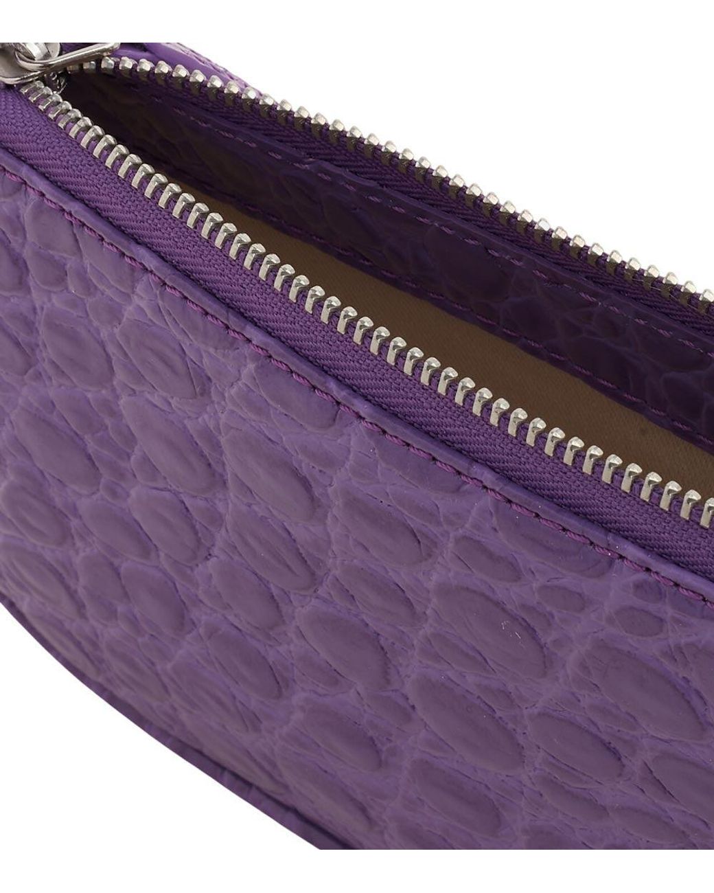 By Far Purple Rachel Mini Shoulder Bag