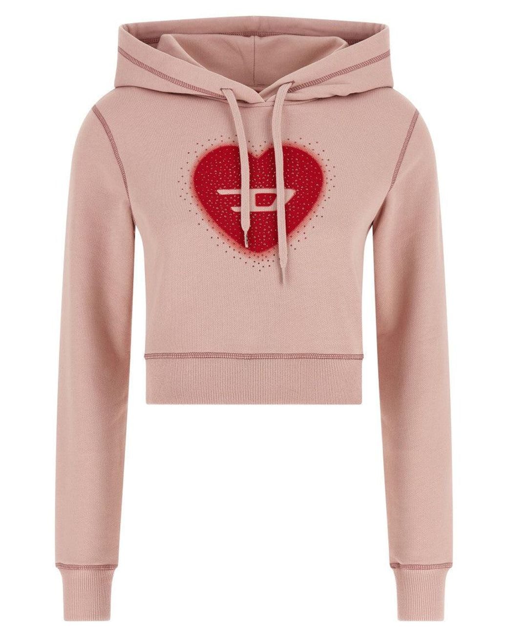 DIESEL Pink 'F-Slimmy-Hood-S5' Hoodie