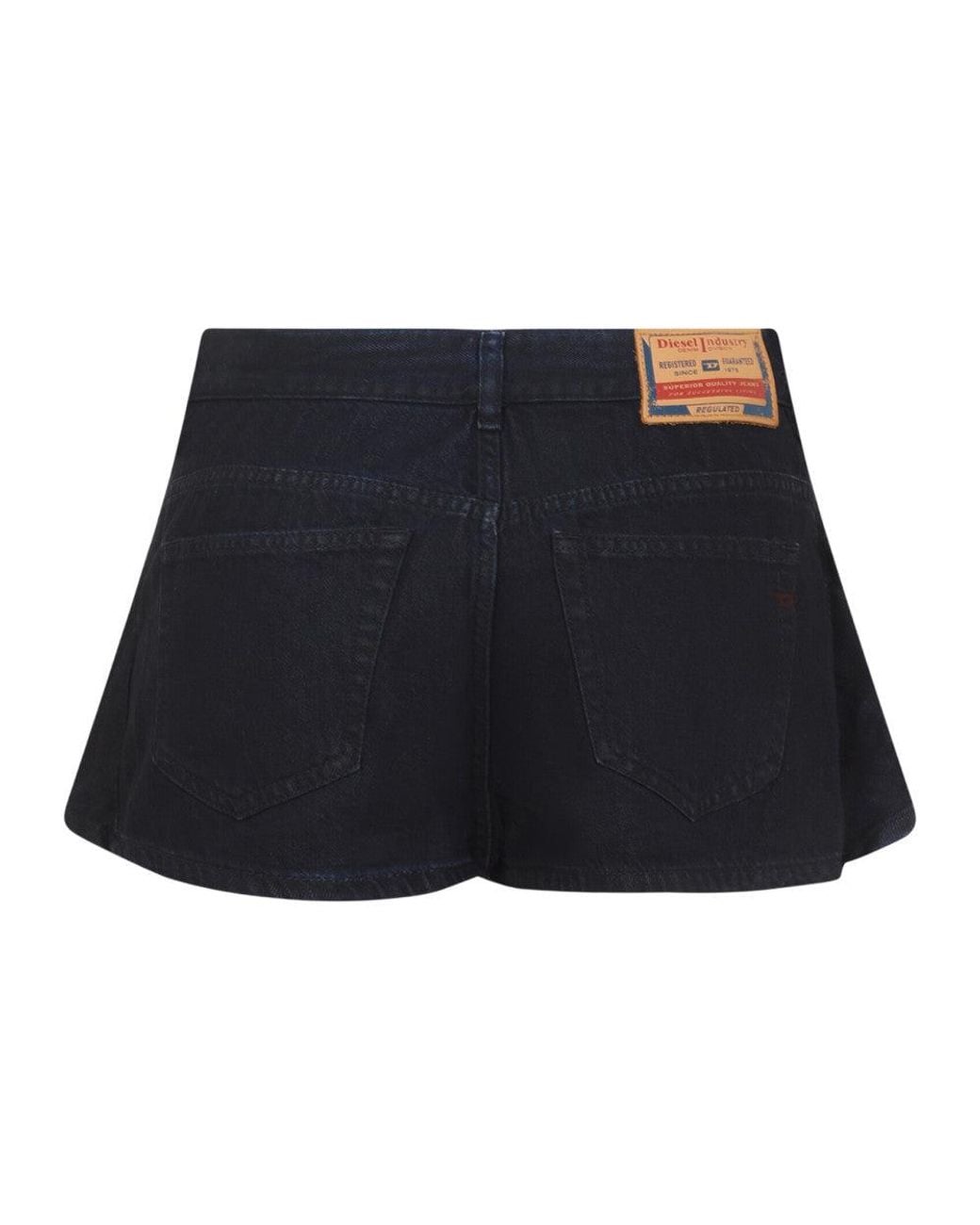 DIESEL Blue Solid Shorts