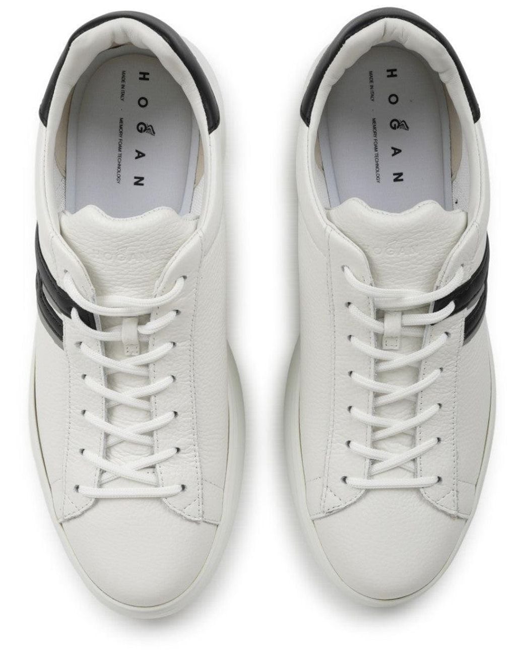 Hogan White Luxury Calfskin Sneaker H580 For for men