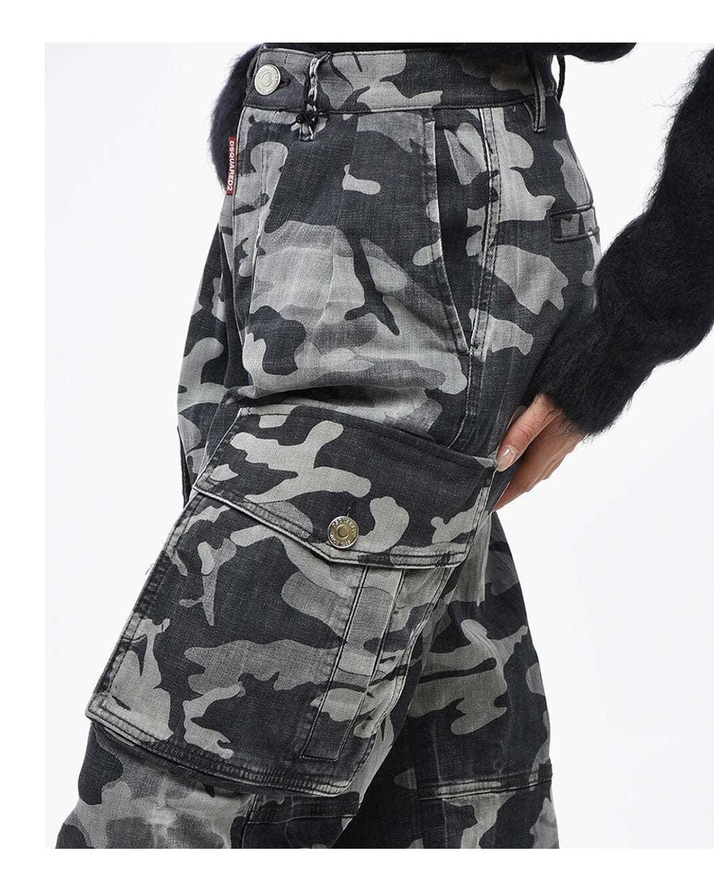 DSquared² Black Relaxed Cargo