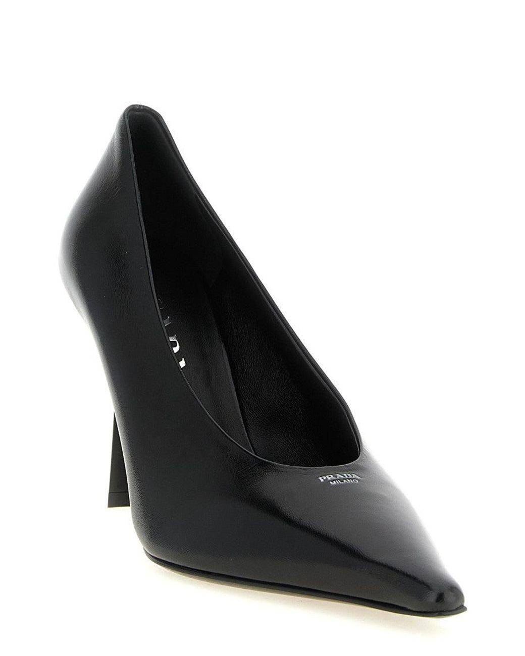 Prada Black Logo Pumps