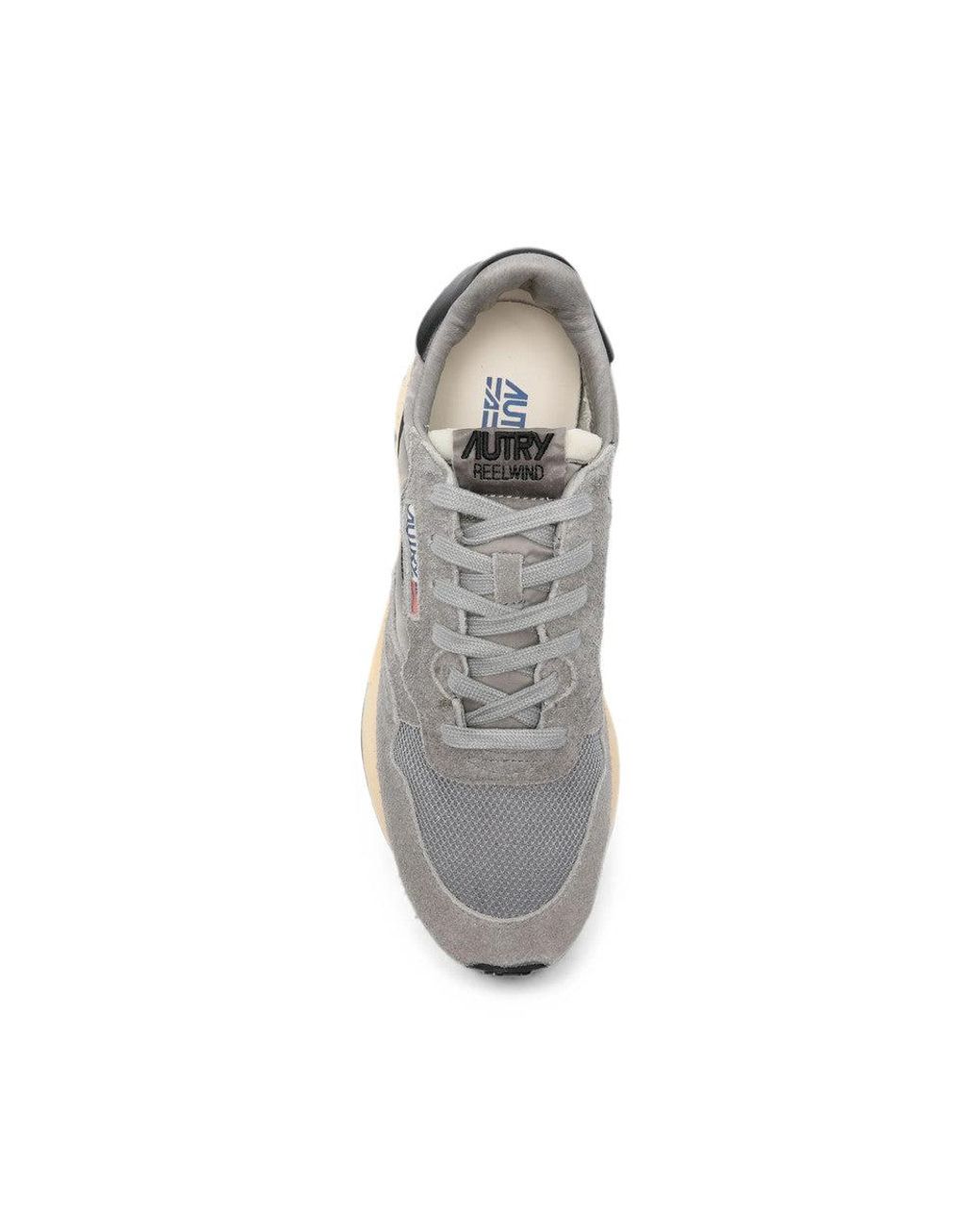 Autry White Reelwind Low Suede/Net for men