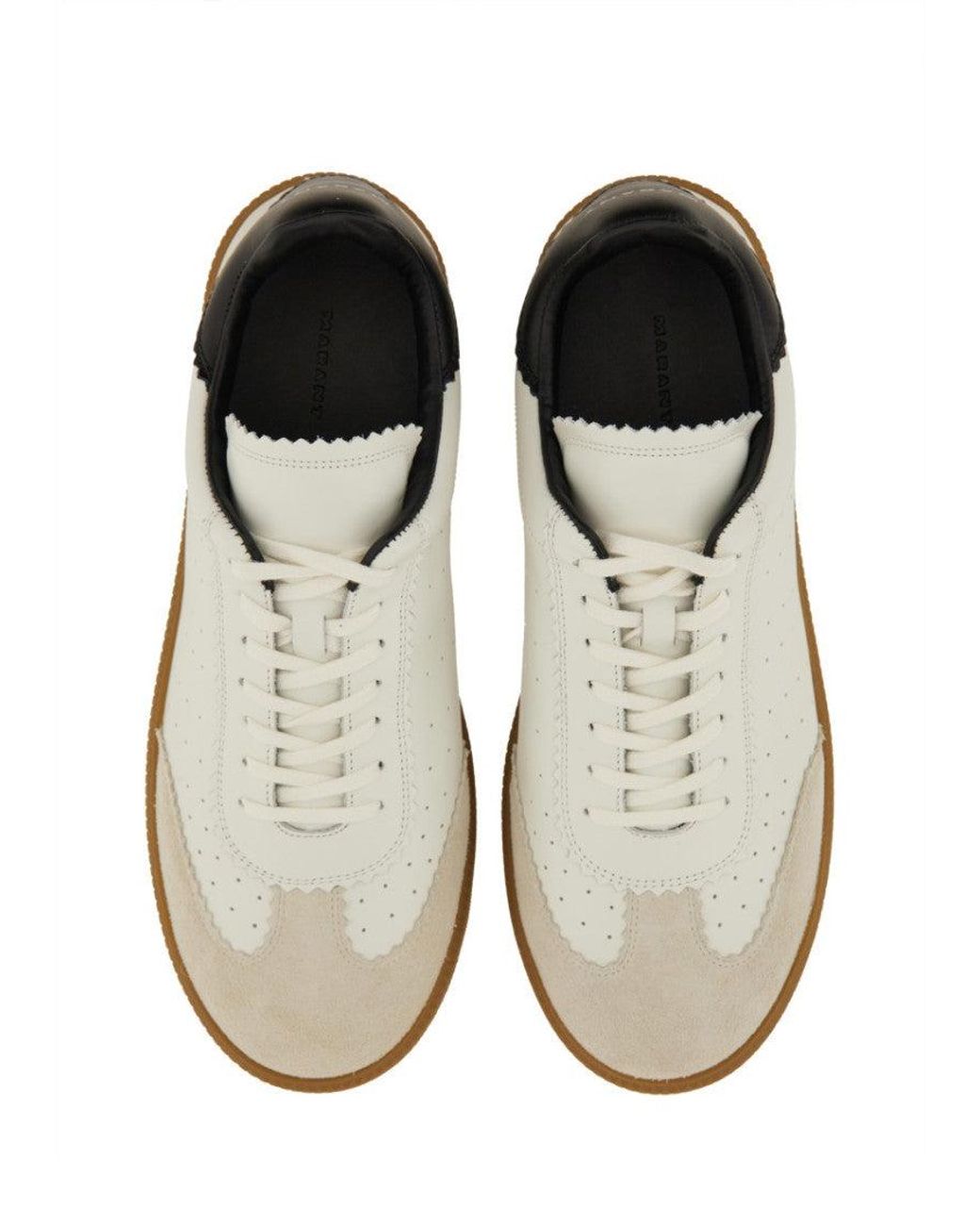Isabel Marant White Lace Up Sneakers for men