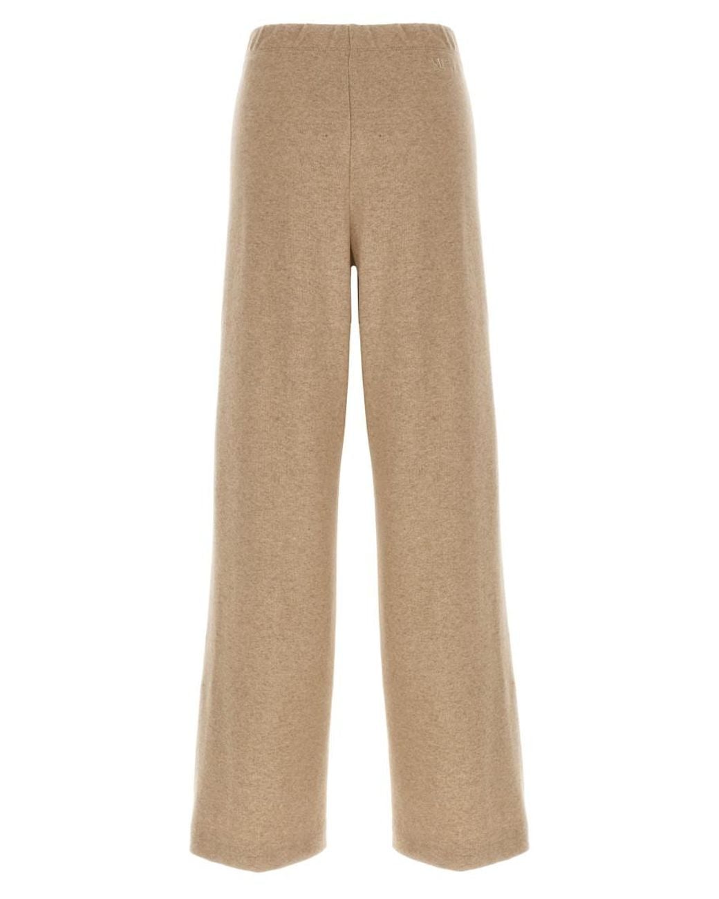 Max Mara Natural Loose Flat Front Pants