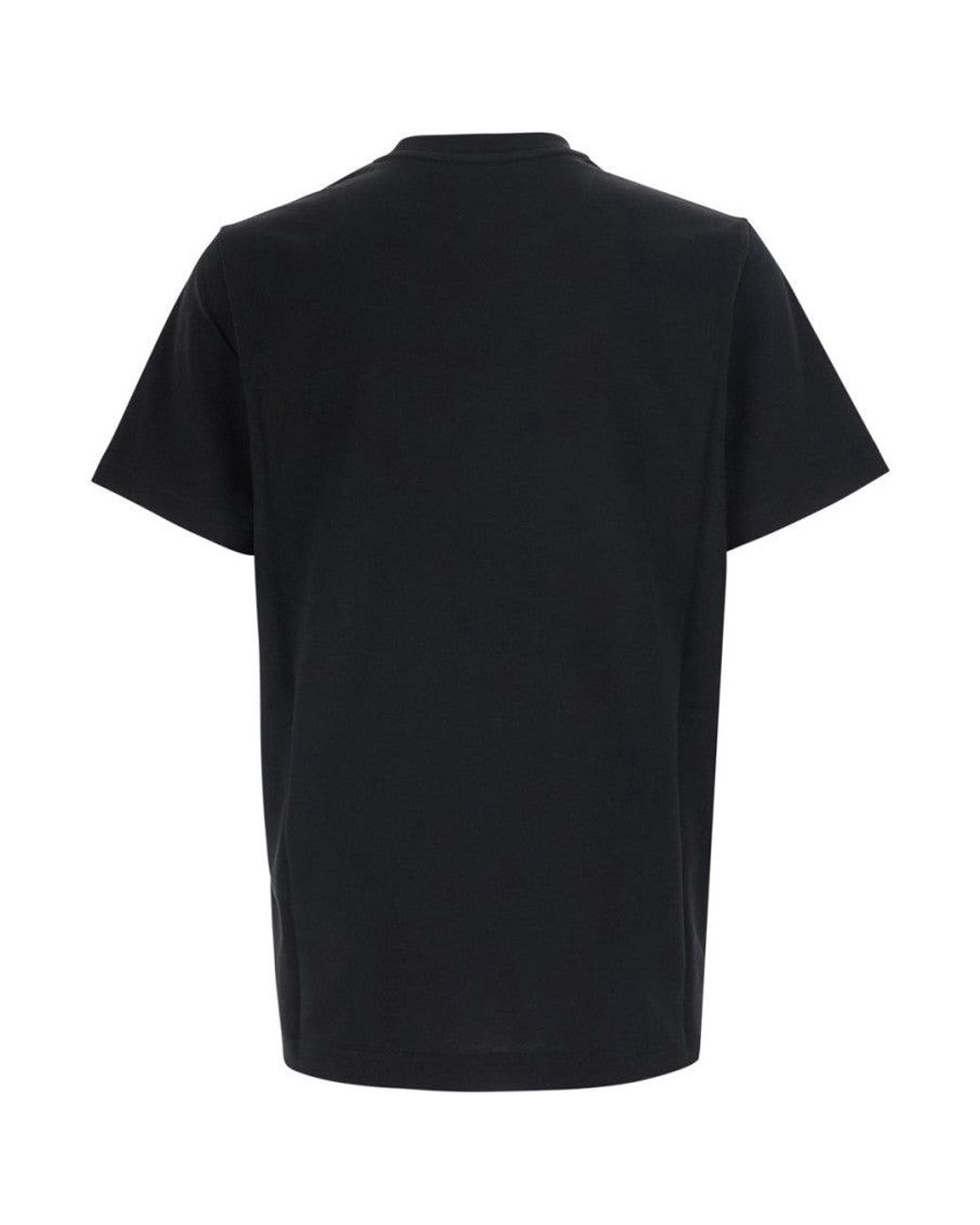Moncler Black Regular Logo T-Shirt for men