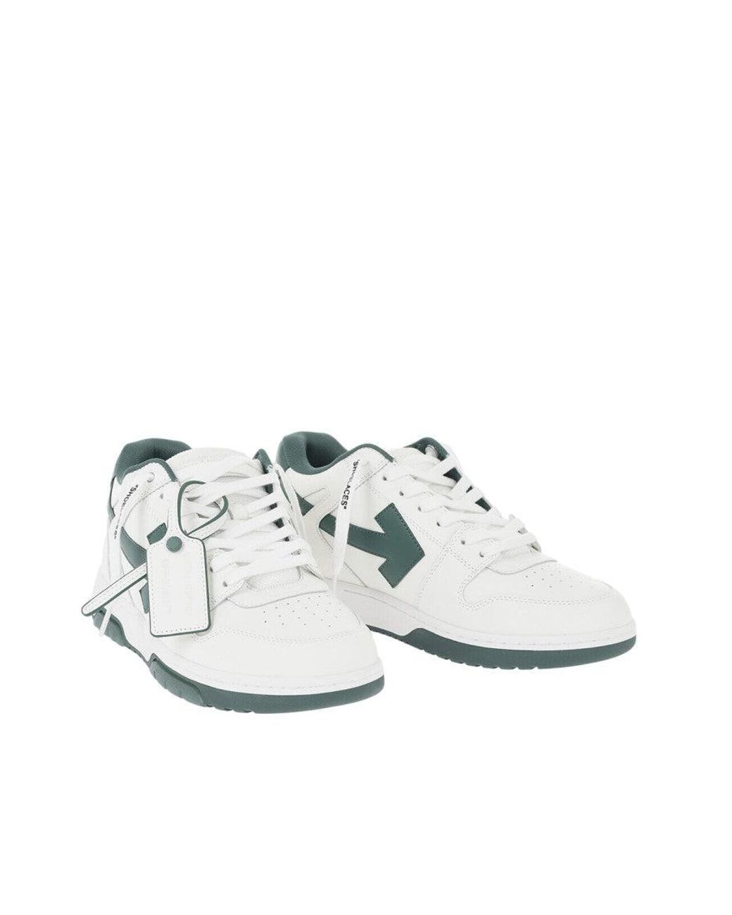 Off-White c/o Virgil Abloh White Color Block Low Sneakers for men