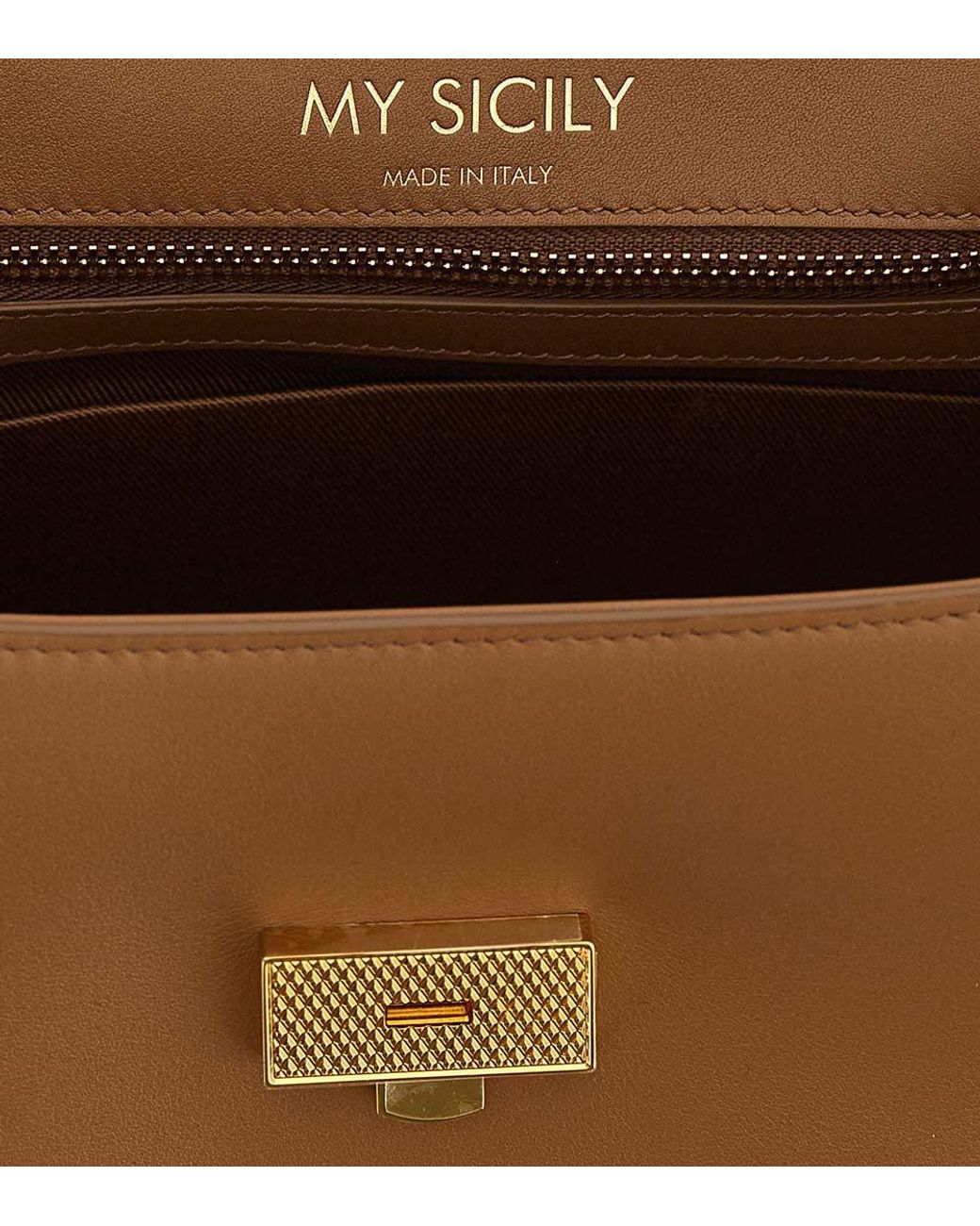 Dolce & Gabbana Brown Sicily Small Satchel