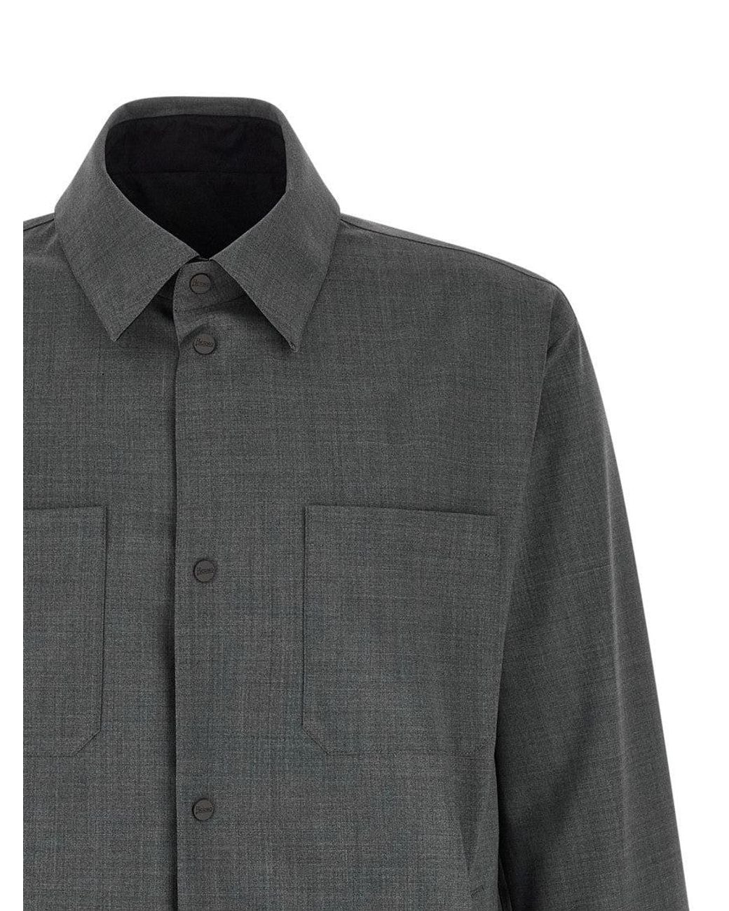 Herno Gray Reversible Jacket for men