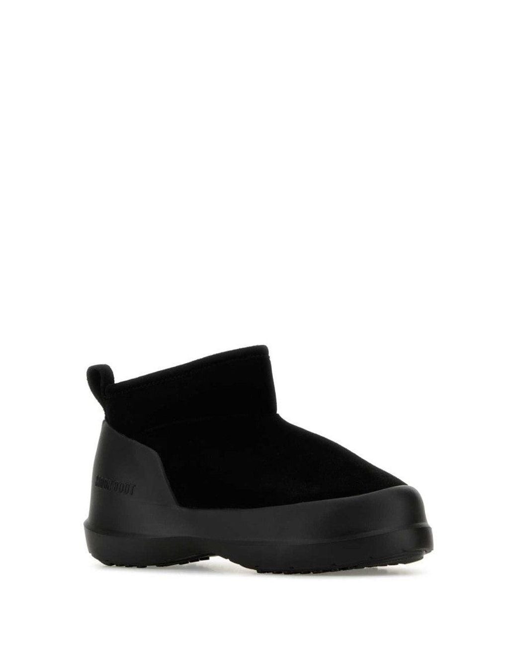 Moon Boot Black Luna Low Ankle Boots for men