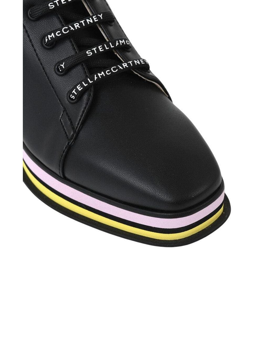 Stella McCartney Black Color Block Sneakers