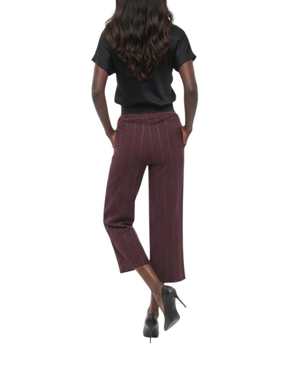 Stella McCartney Purple Flared Pants