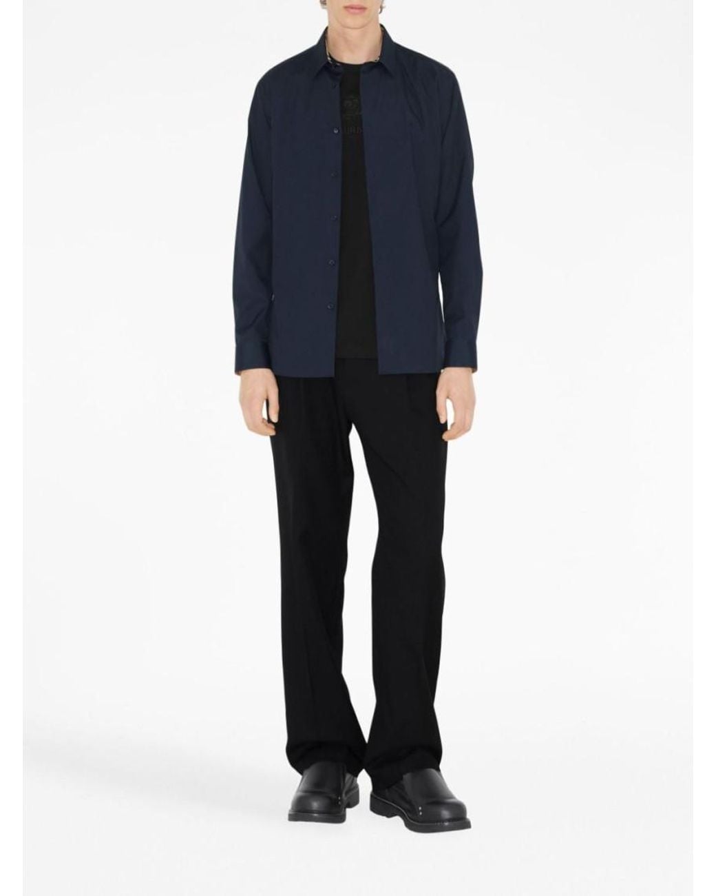 Burberry Blue Shirts for men