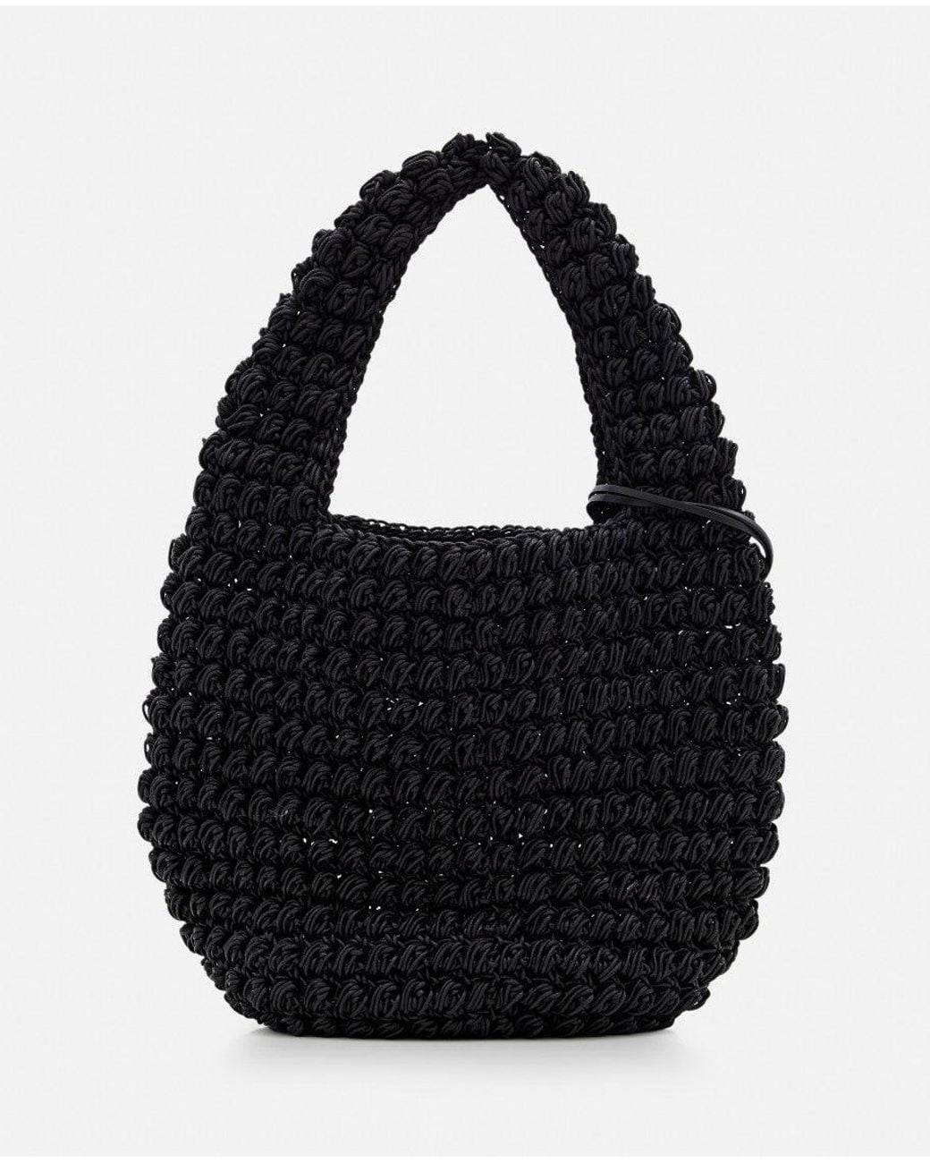 J.W. Anderson Black Large Popcorn Hobo Bag