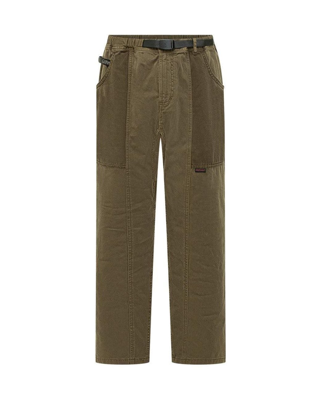 Gramicci Green Straight Cargos Pants for men