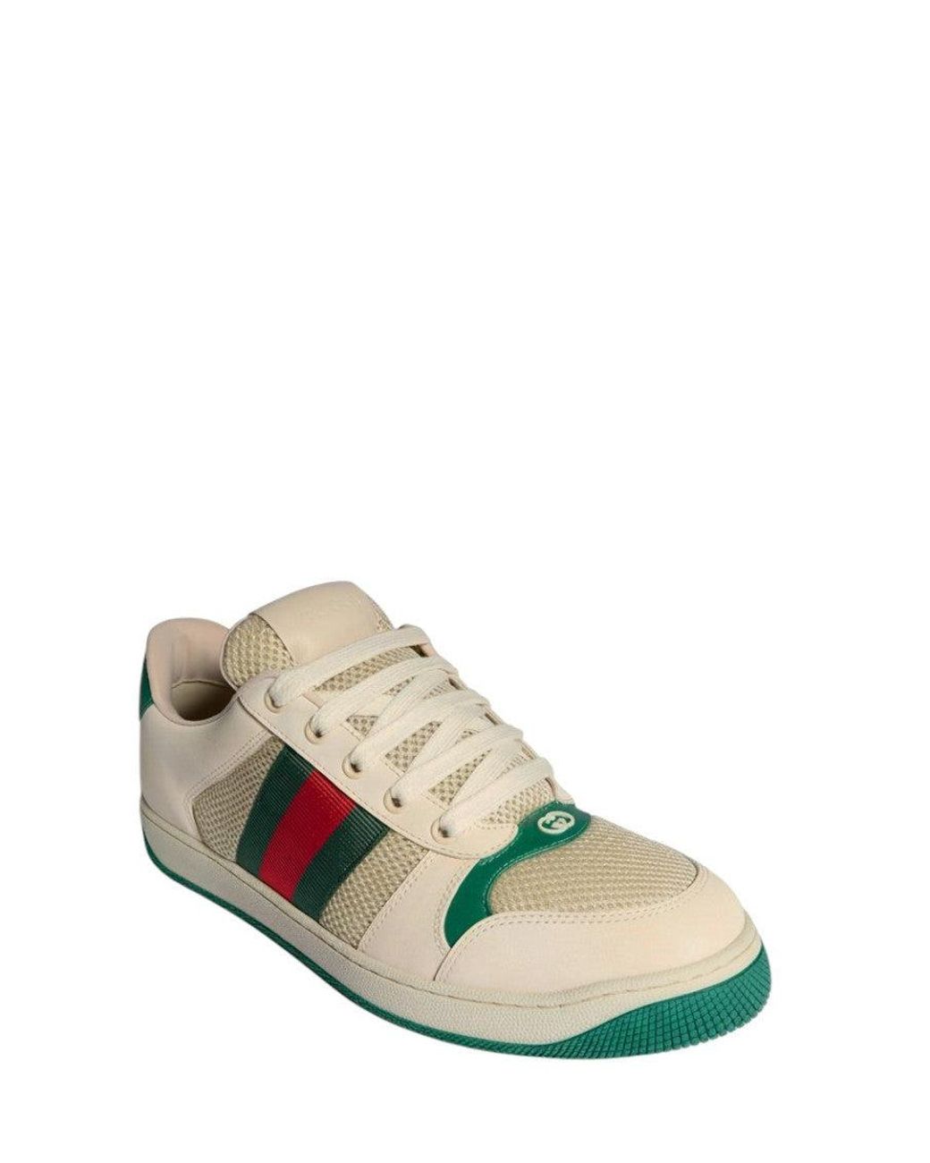 Gucci Green Screener Sneakers for men