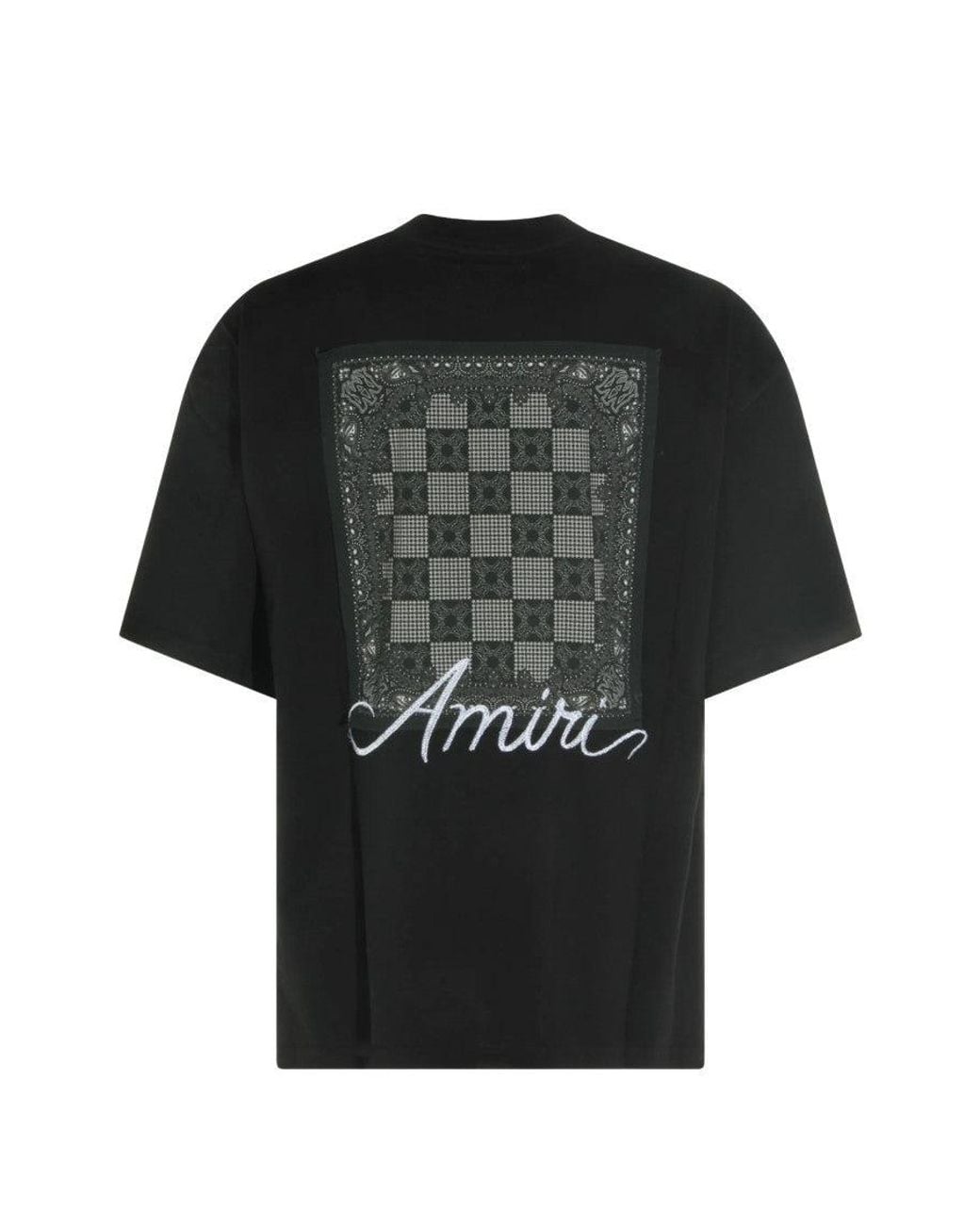Amiri Black T-Shirt With Logo for men