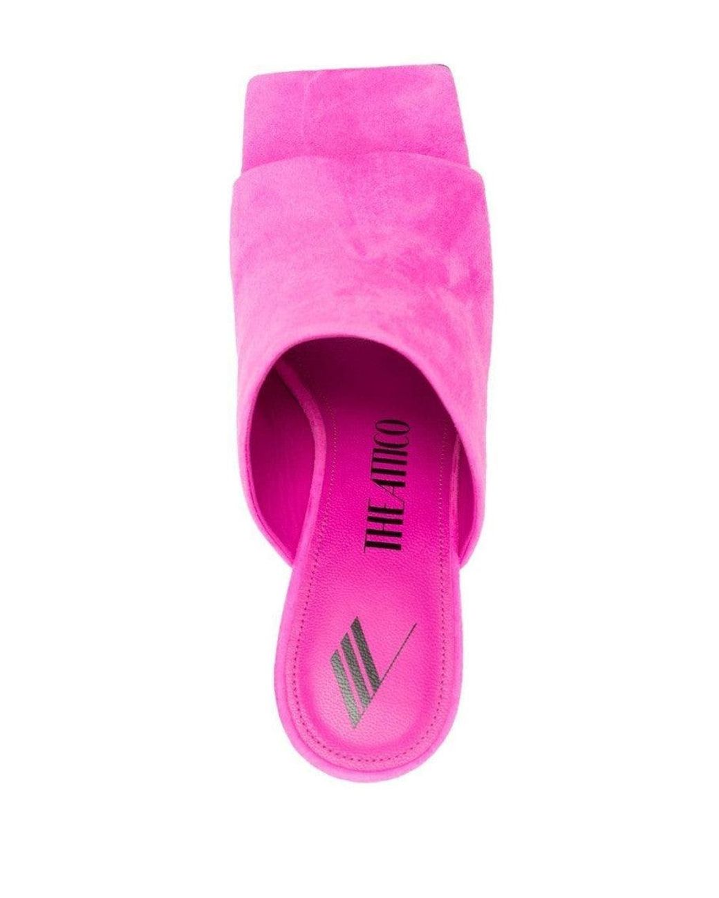 The Attico Pink Fuchsia Cheope Suede Heels