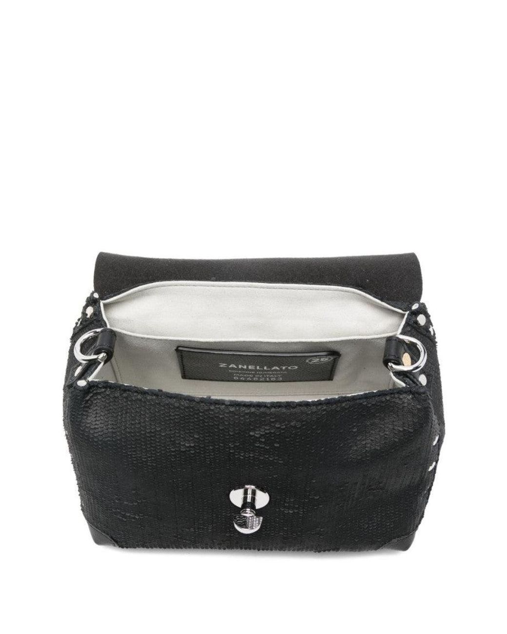 Zanellato Black Postina Baby Satchel