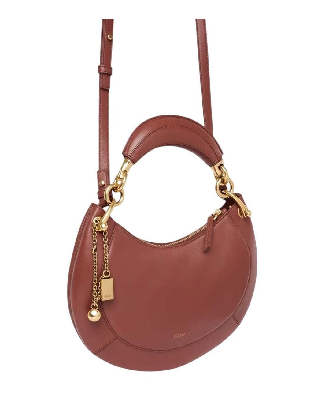 Chloé Brown Banana Small Hobo