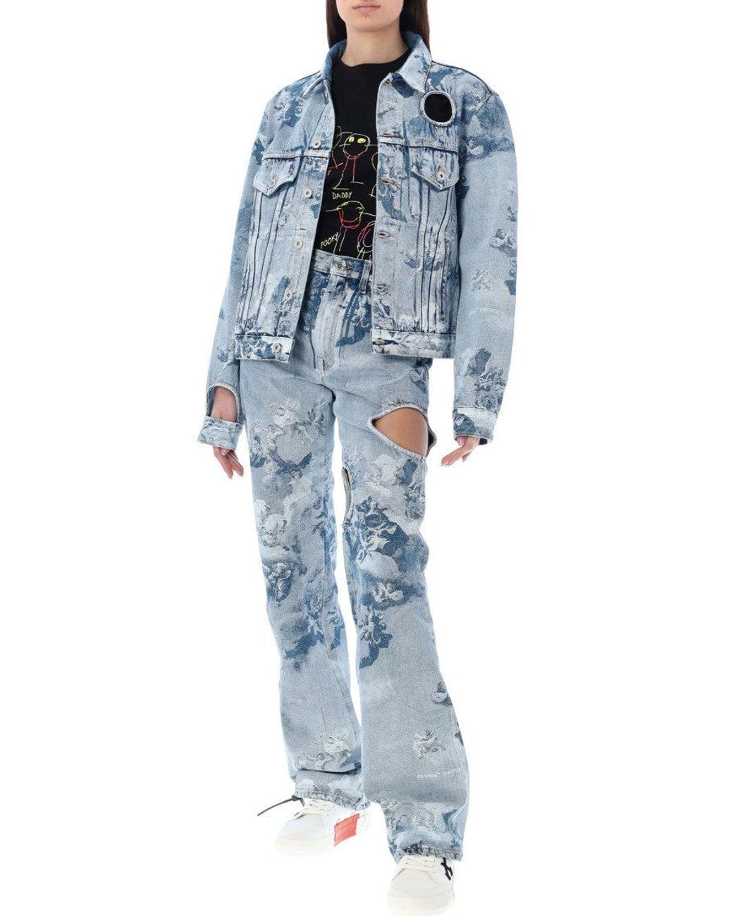Off-White c/o Virgil Abloh Blue Regular Fit Jacket