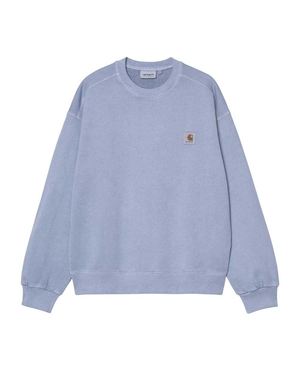 Carhartt Blue Light Logo Sweatshirt for men