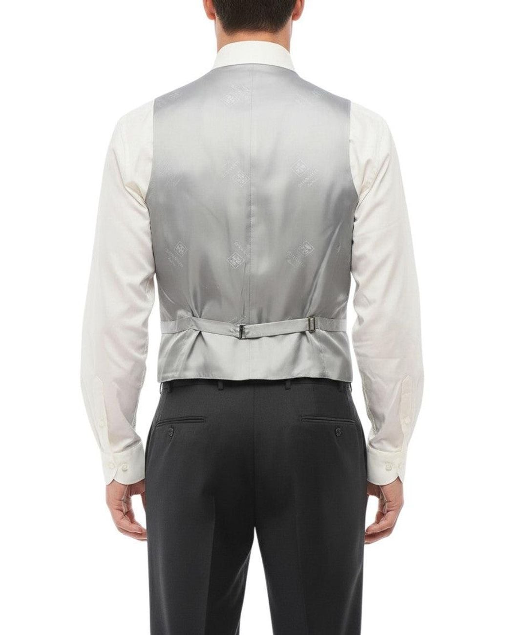 Corneliani White Light Solid Waistcoat for men