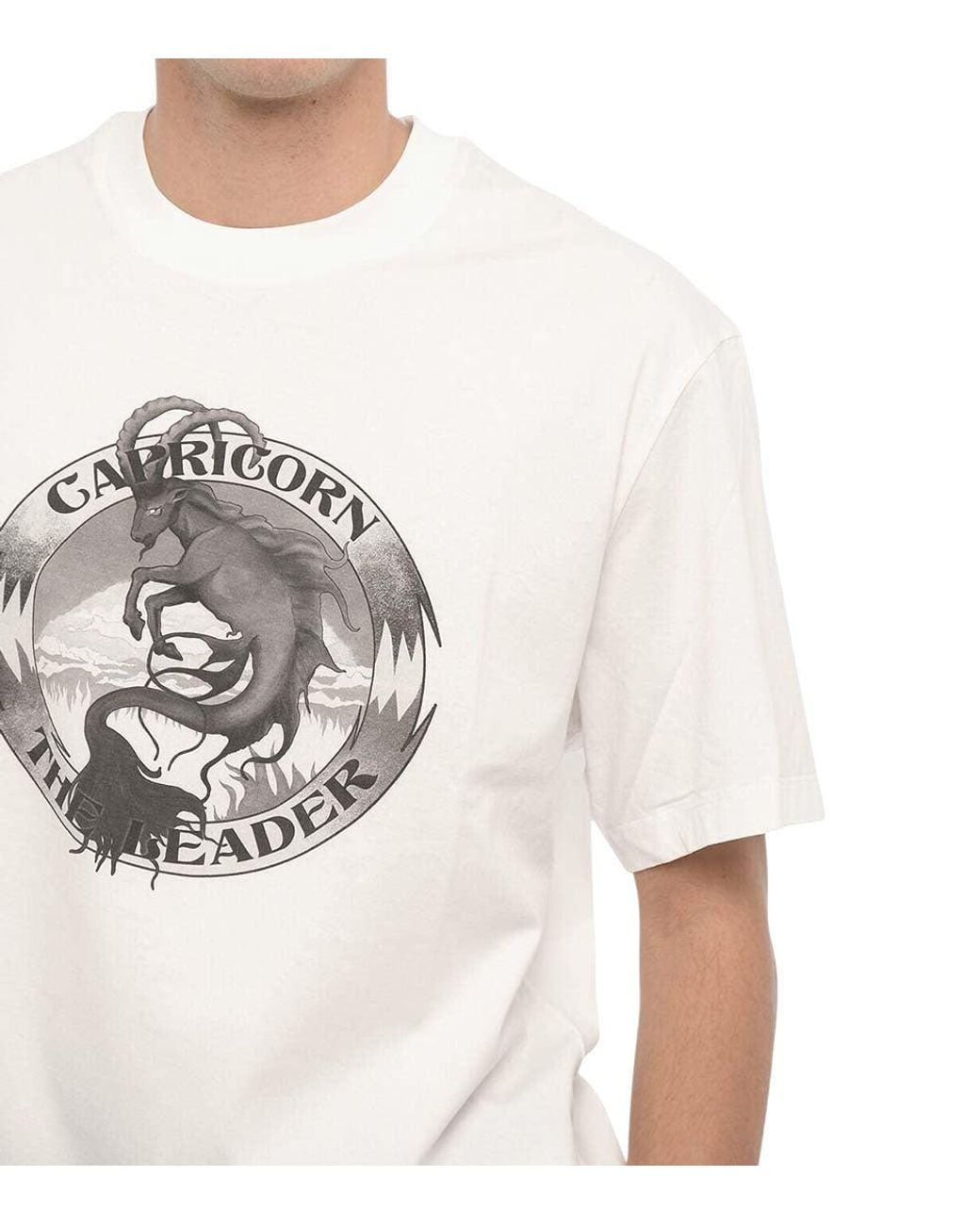 Neil Barrett White Crew Neck T-Shirt for men
