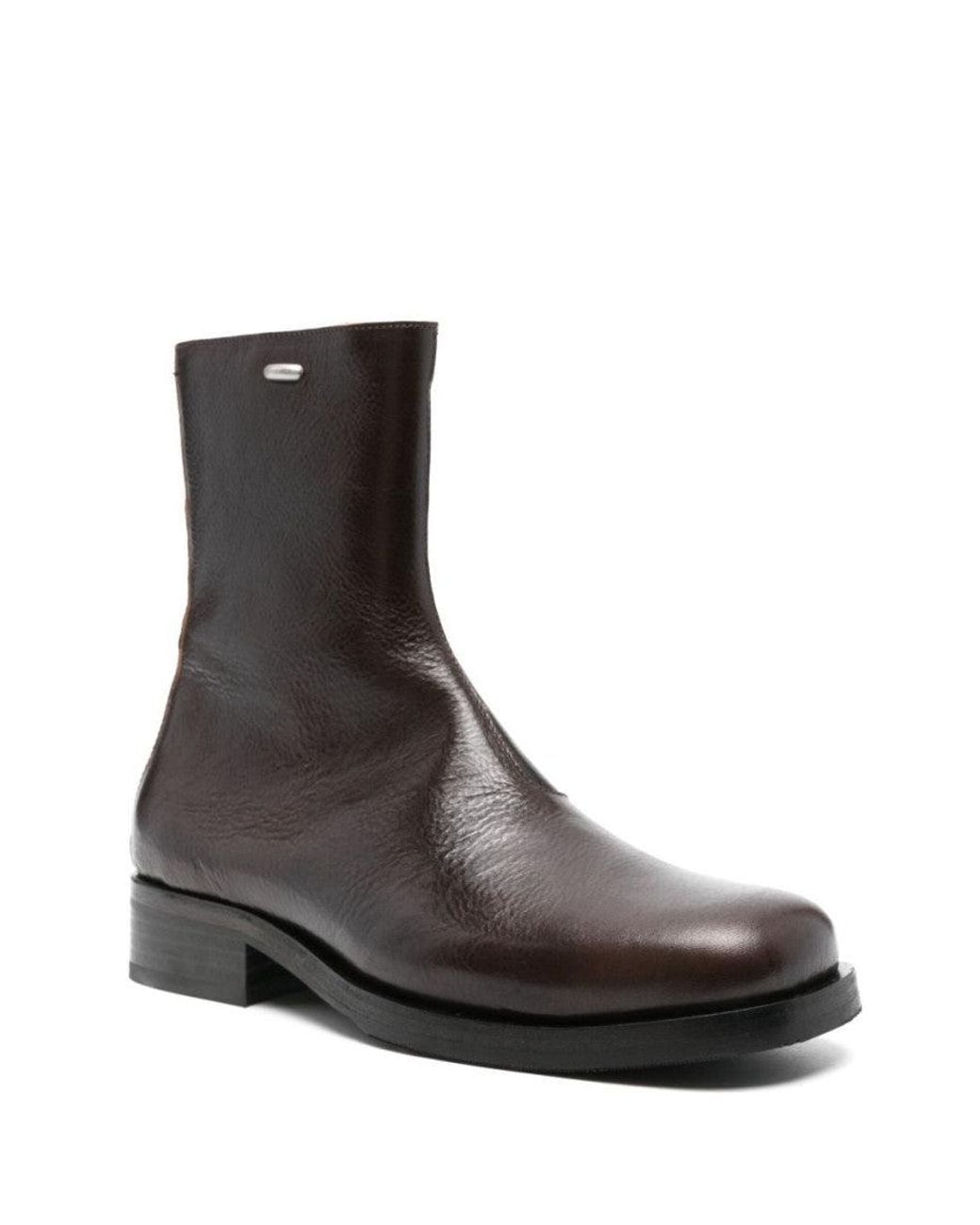 Our Legacy Brown Leather Boots for men