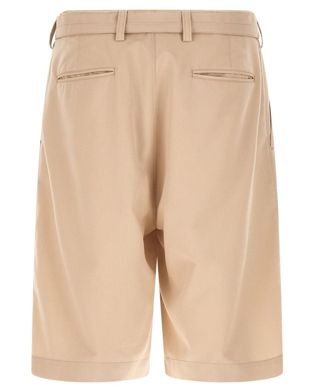 Cellar Door Natural 'Viper' Bermuda Shorts for men