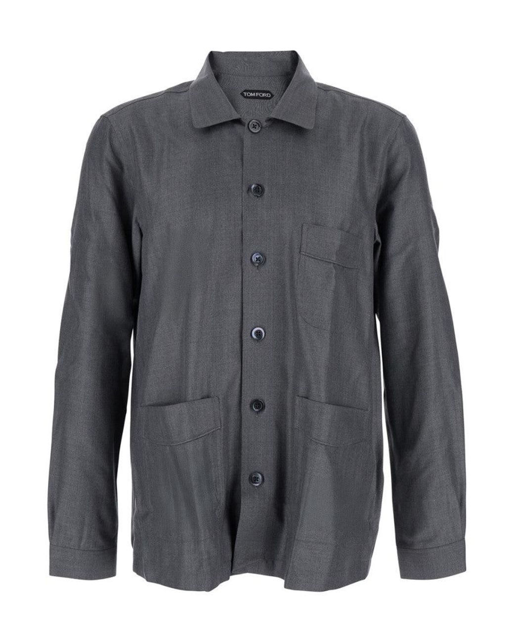 Tom Ford Gray Casual Shirts for men