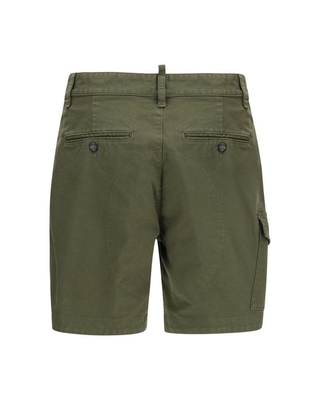 DSquared² Green Sexy Cargo Short for men