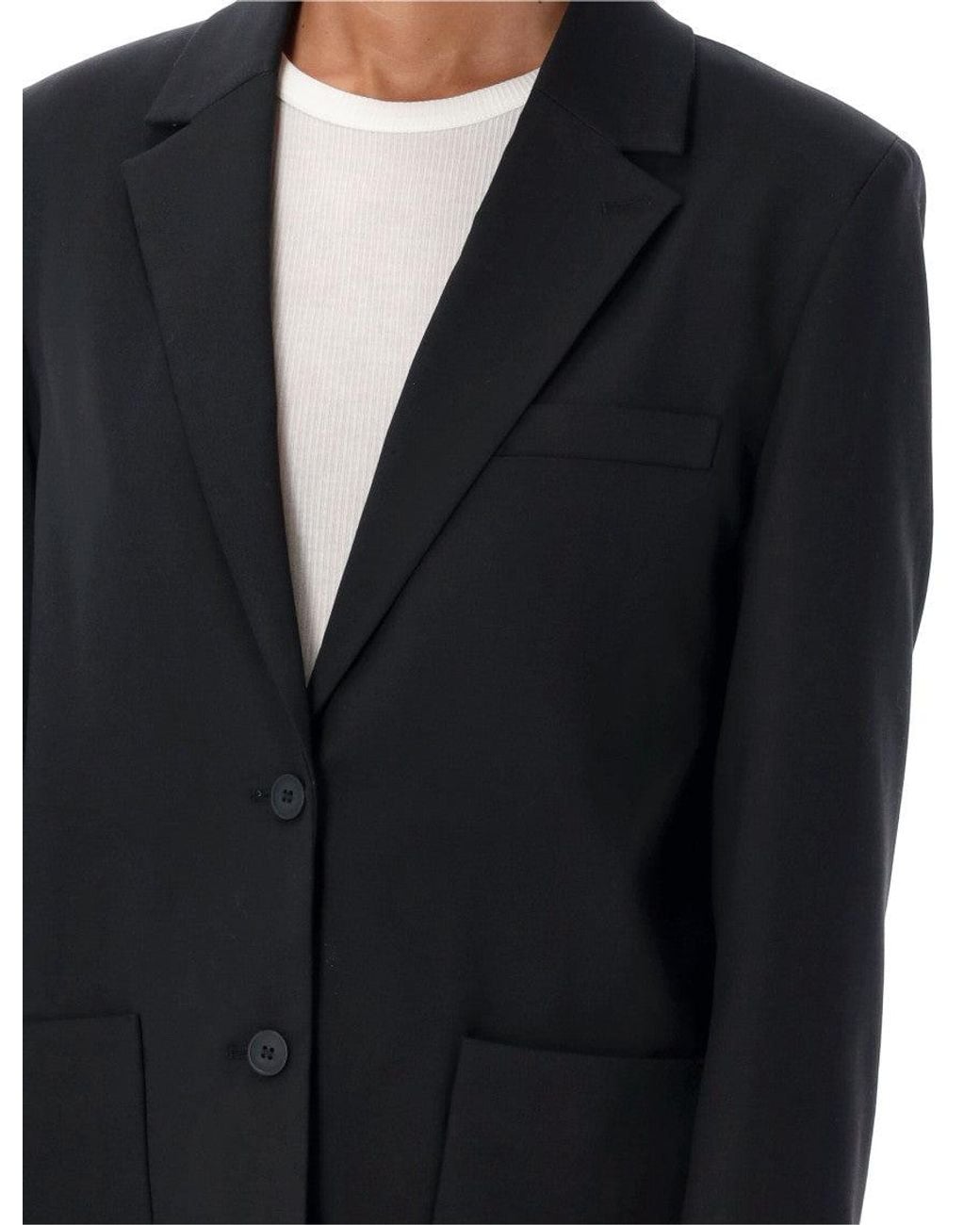 THE GARMENT Black Patch-Pocket Blazer