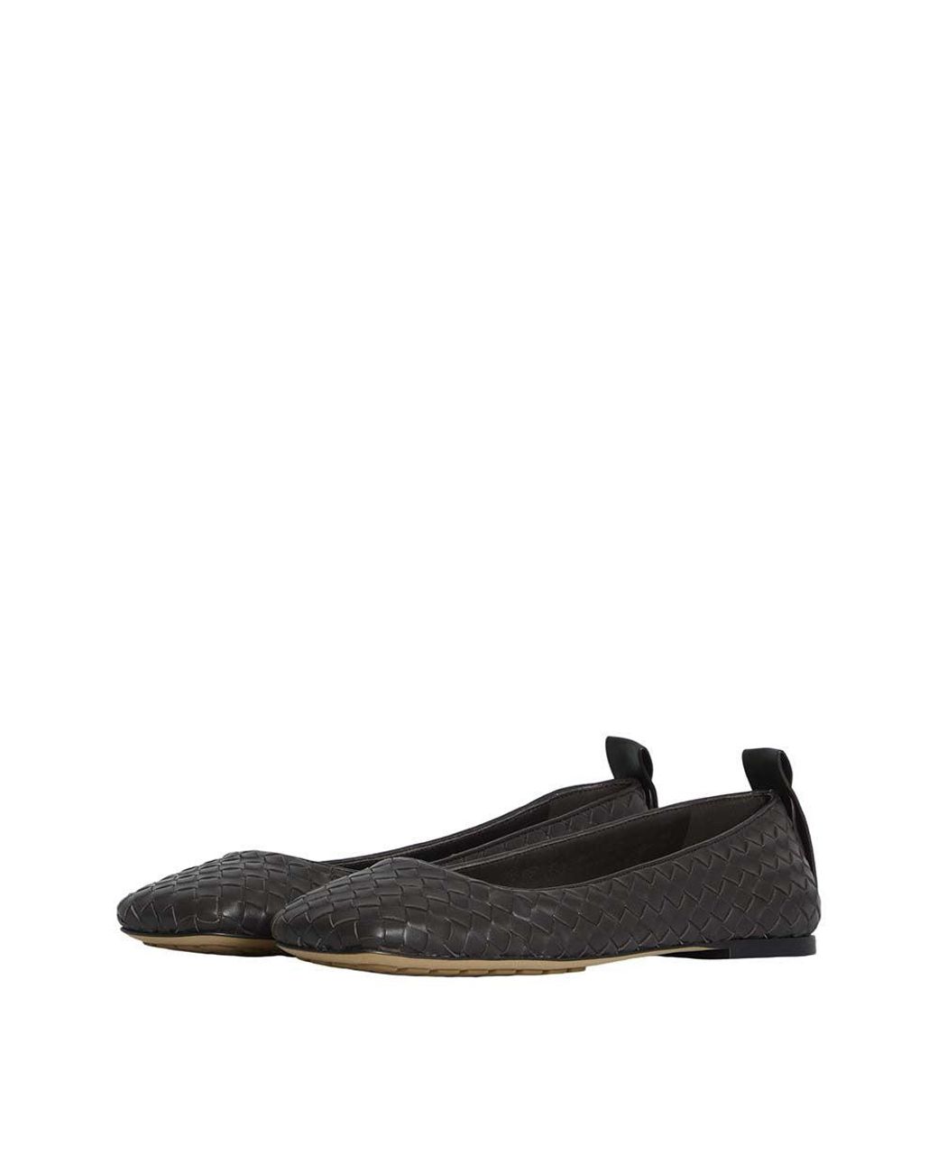 Bottega Veneta Black Charlotte Ballet Flats