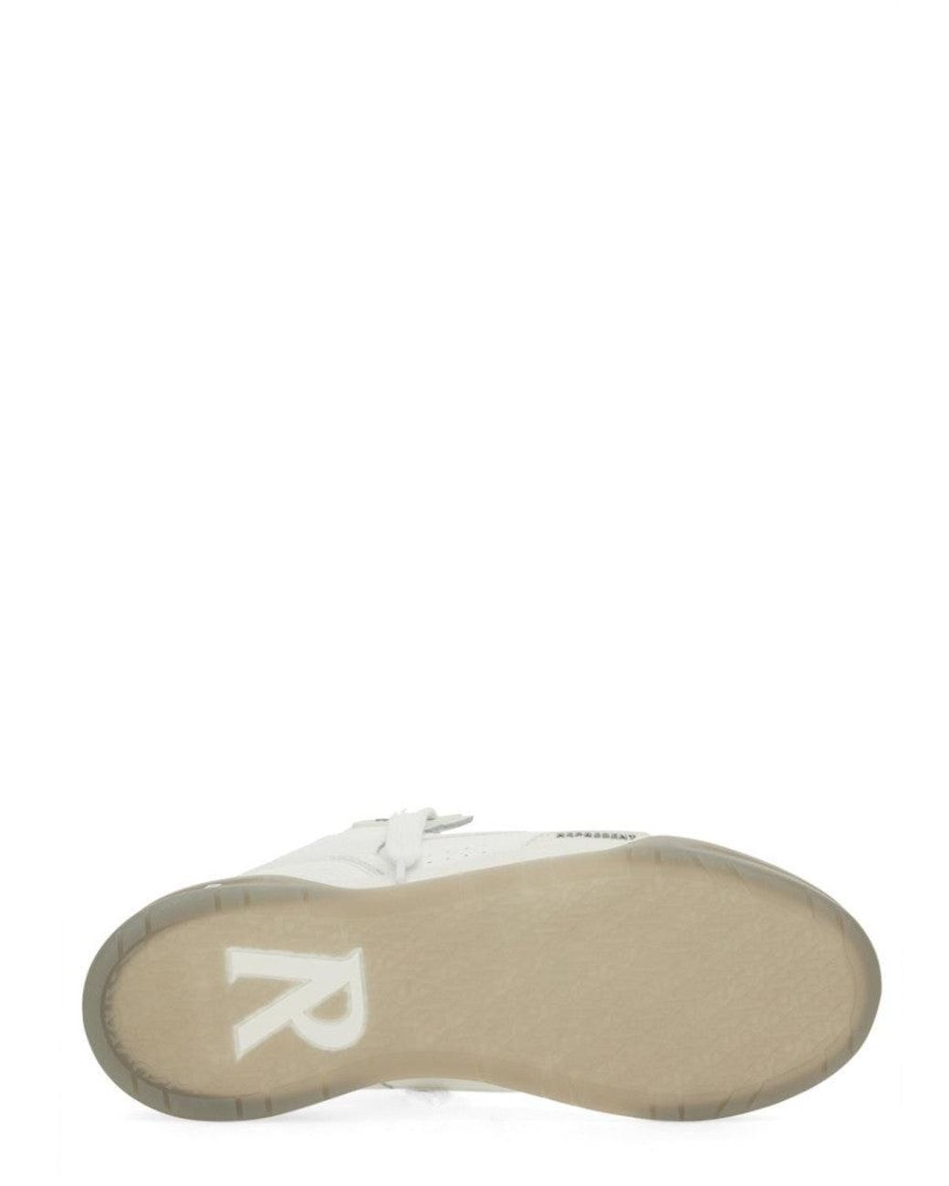 Represent White Solid Studio Sneakers for men
