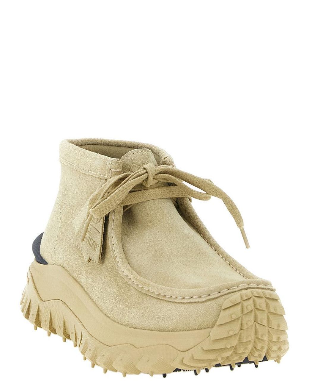 Moncler Natural Clarks 'Trailgrip Wallabee Gtx' Ankle Boots for men