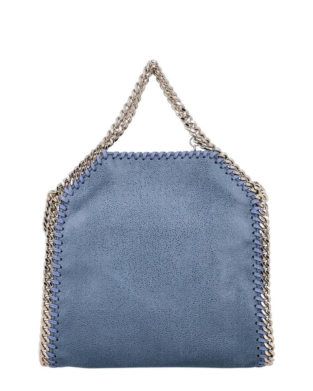 Stella McCartney Blue Falabella Tiny Tote