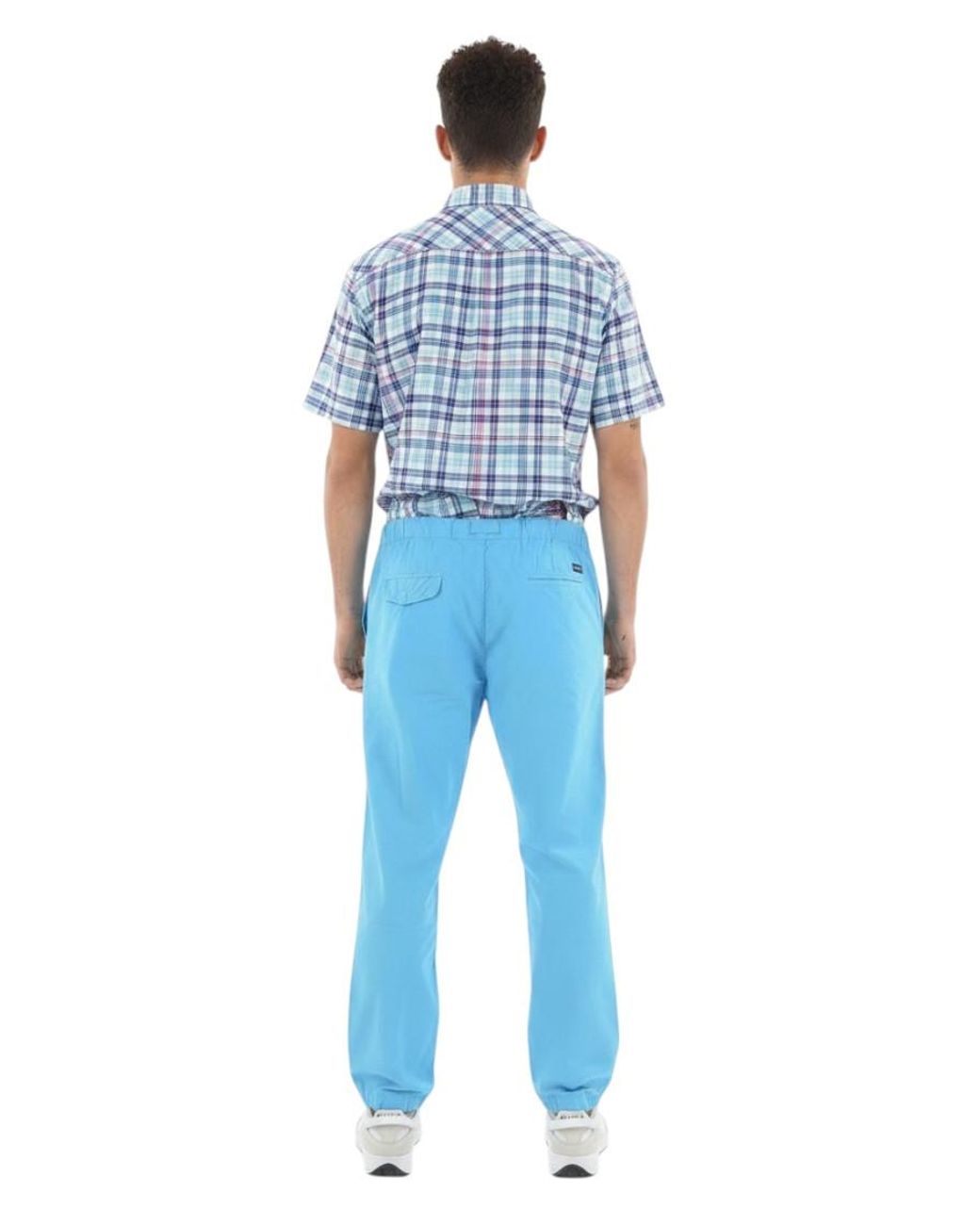 Woolrich Blue Regular Trousers for men