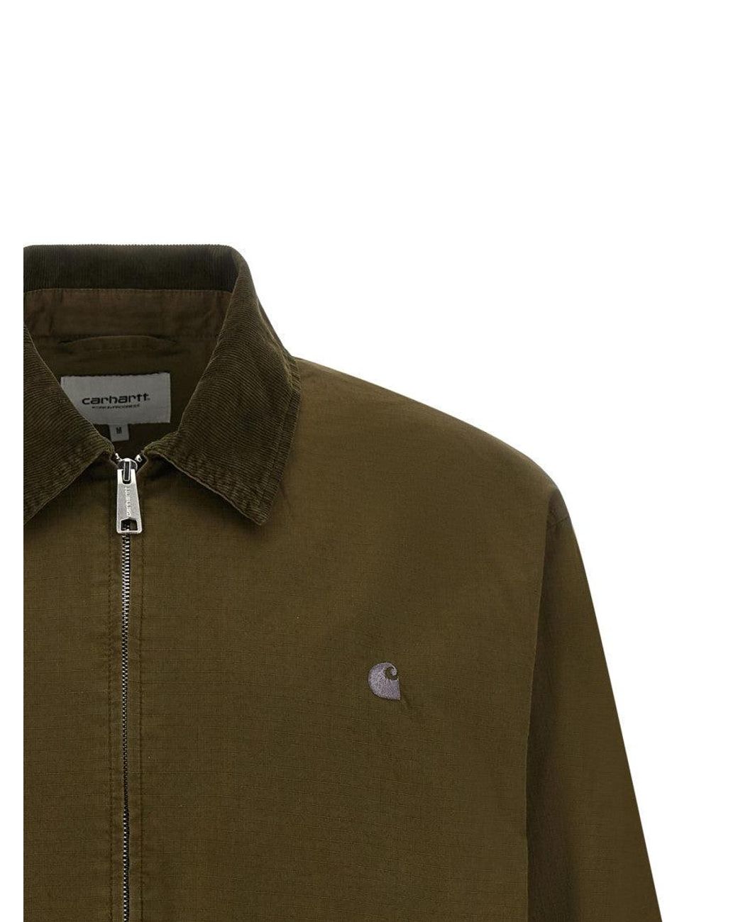 Carhartt Green Shirt Collar Jacket for men
