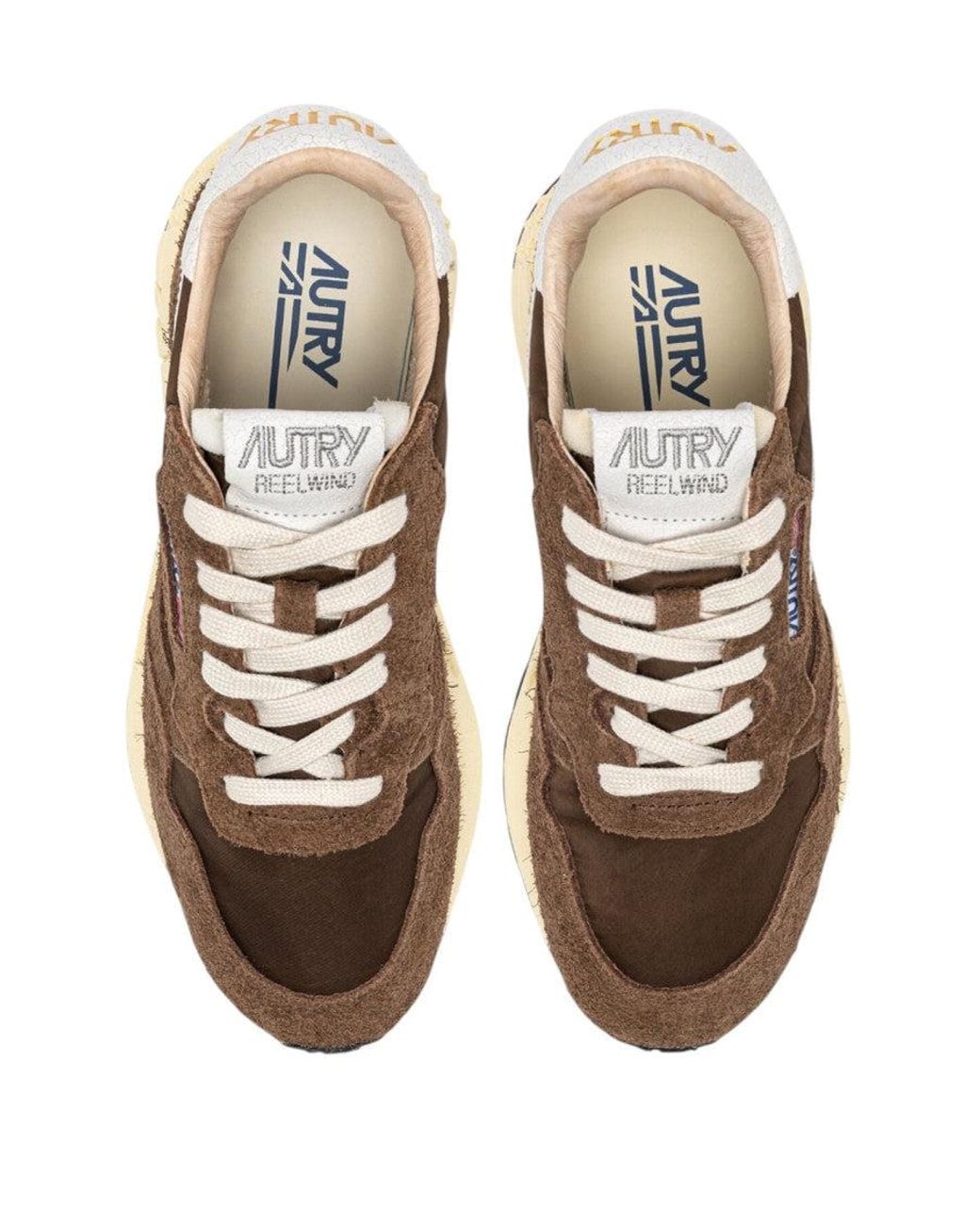 Autry Brown Windspin Low Sneakers