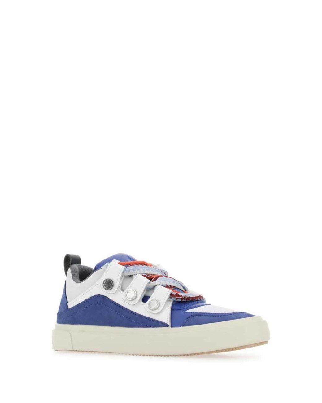 Marcelo Burlon Blue Leather Ticinella Sneakers for men